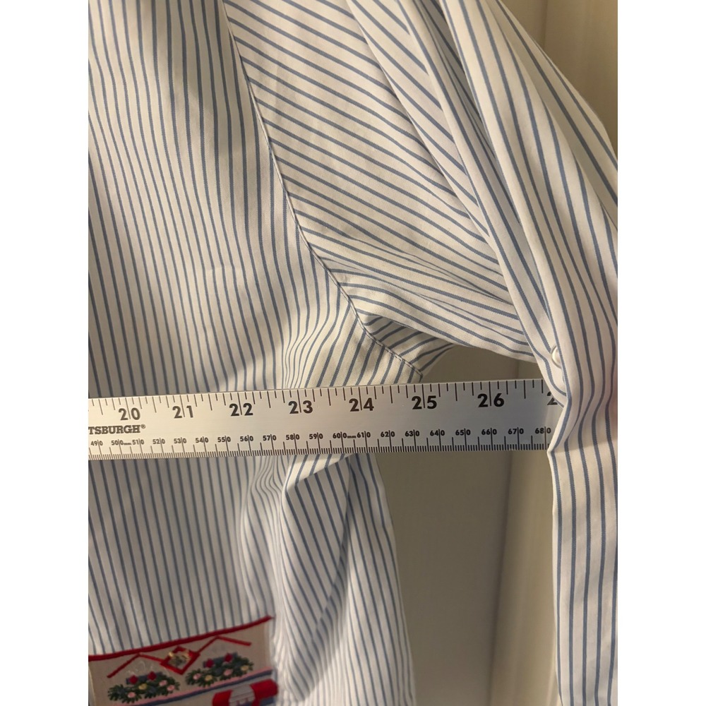 Bechamel 1X Cat Boutique Embroidered Button Shirt Cotton Novelty EUX Cottage - Picture 6 of 10